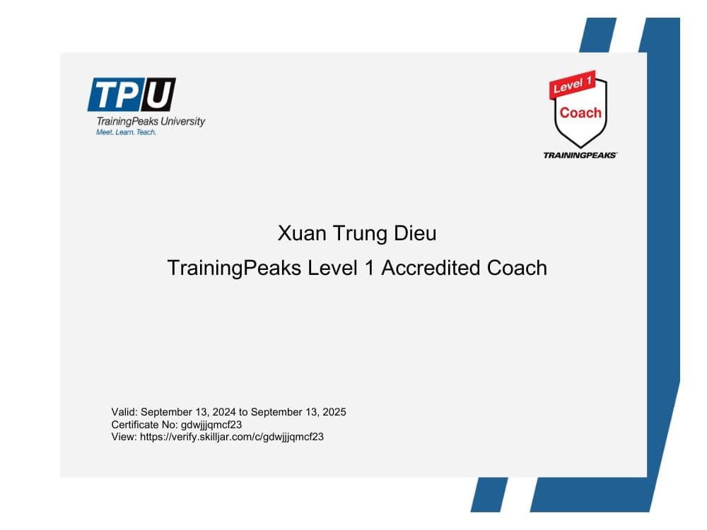 Điều Xuân Trung Certification 12