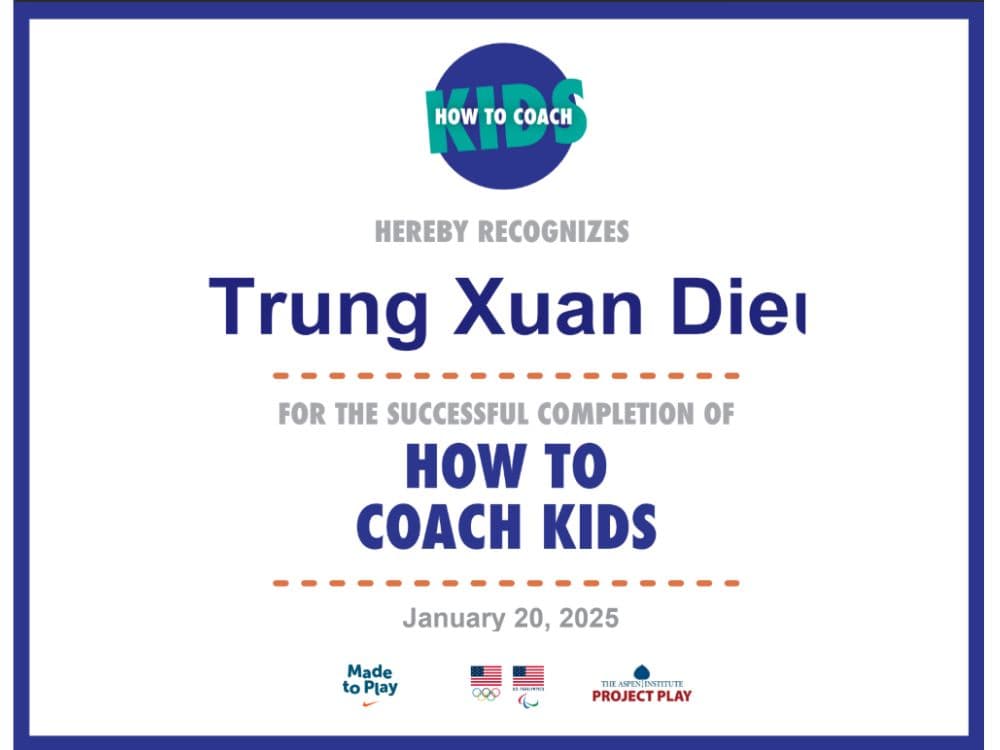 Điều Xuân Trung Certification 14