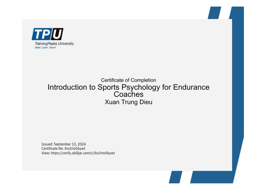 Điều Xuân Trung Certification 9